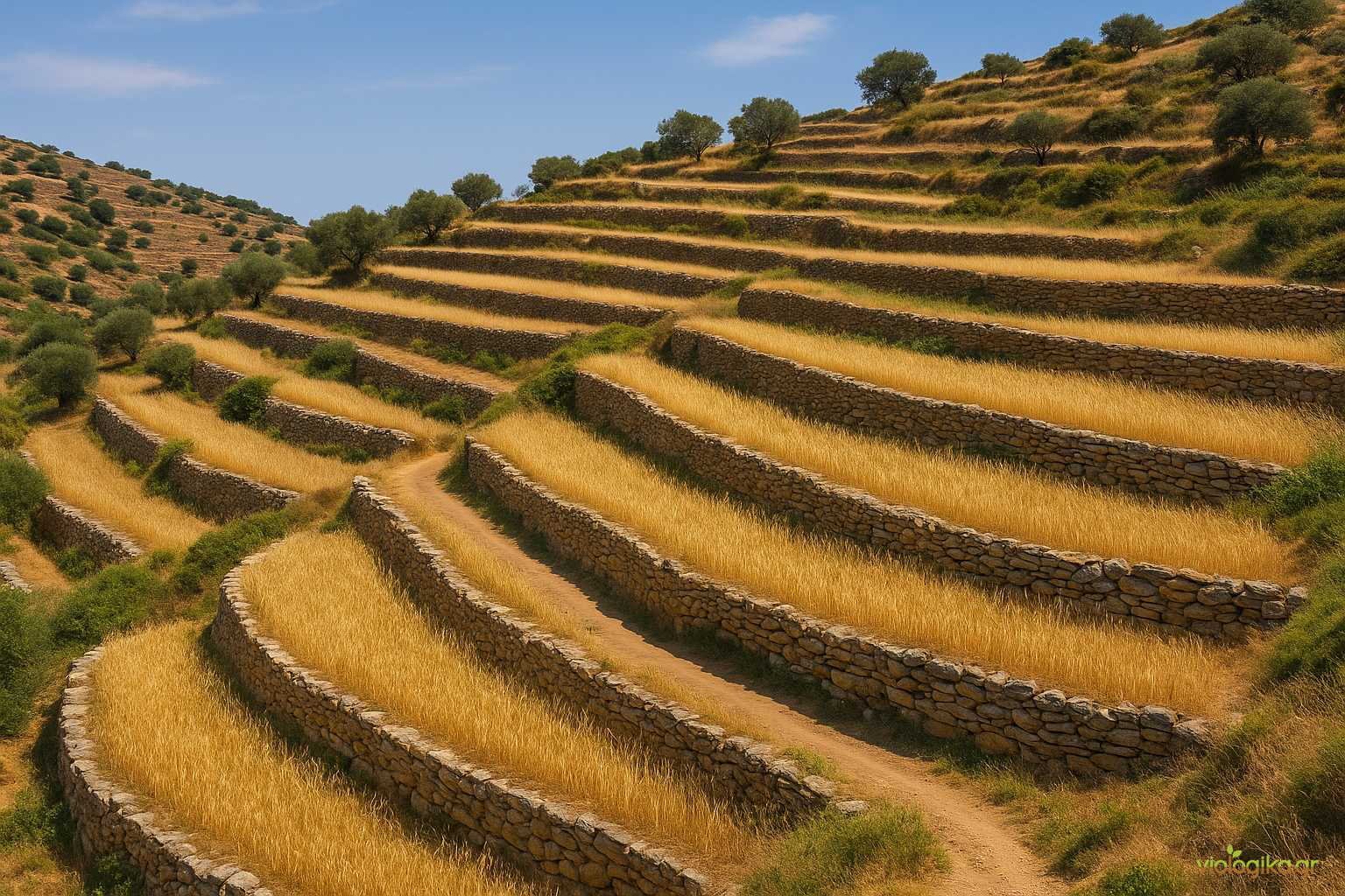 Αναβαθμίδες Σε Αρχαία Καλλιέργεια Αναβαθμίδες Σε Αρχαία Καλλιέργεια